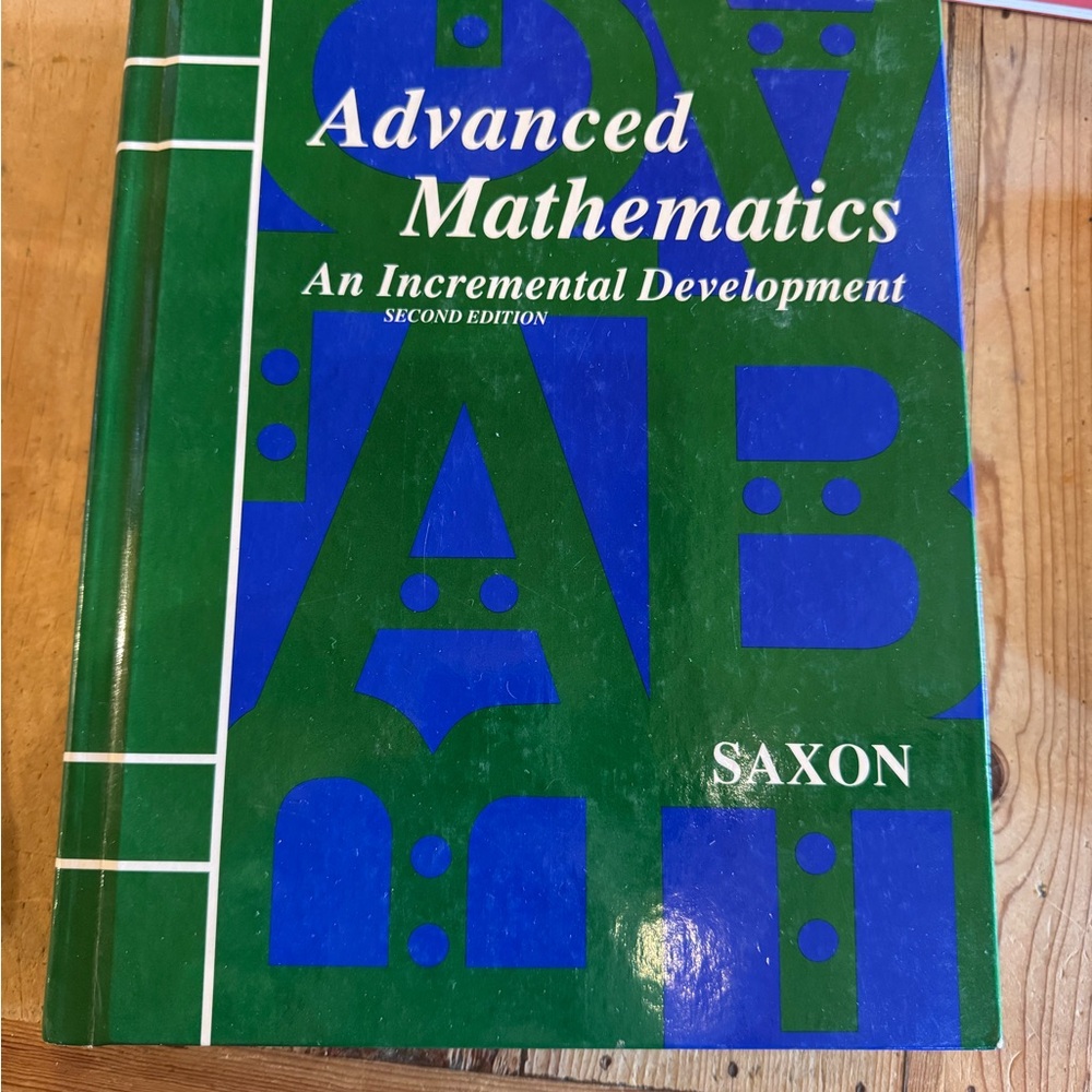 Saxon Advanced Mathematics Textbook